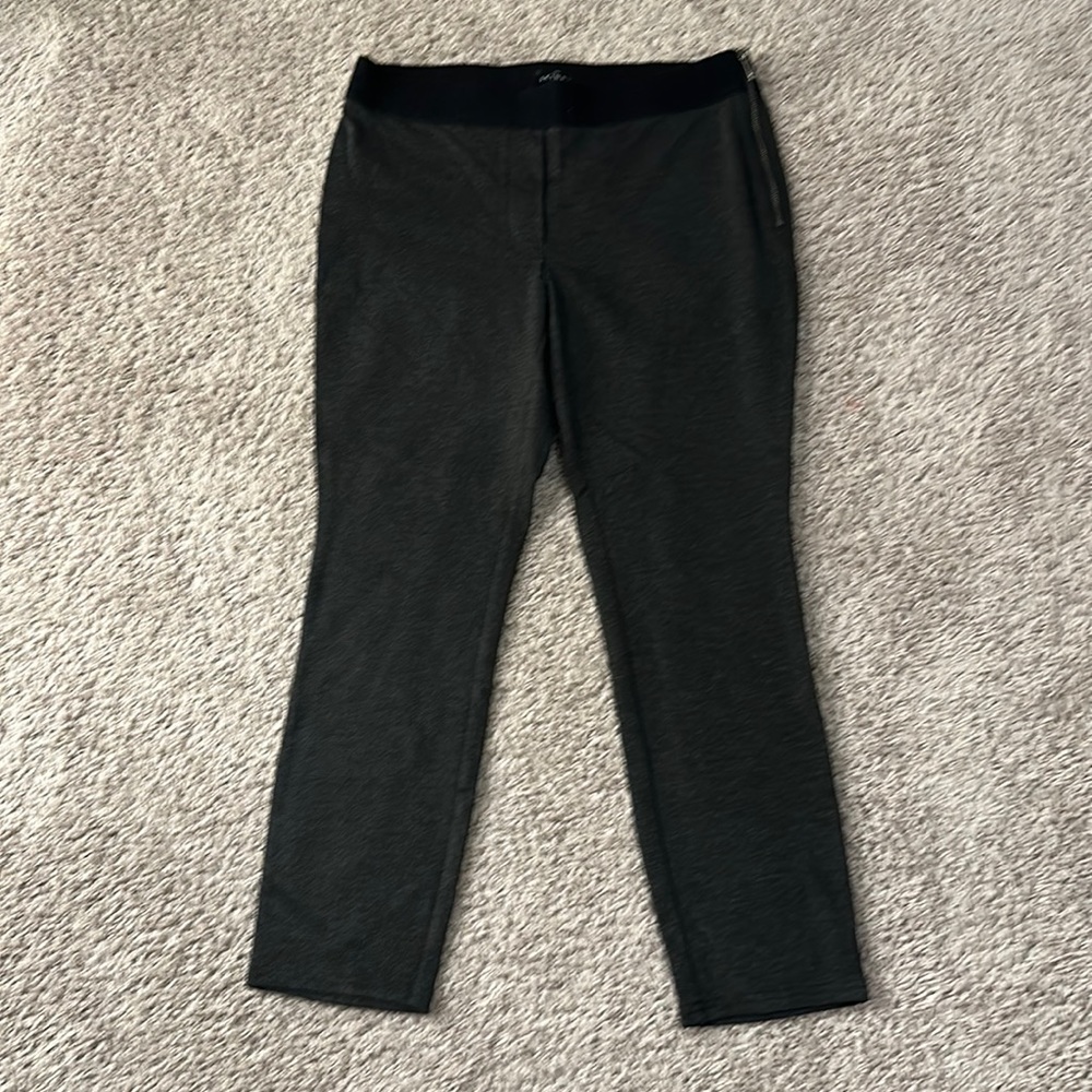 White House Black Market Charcoal Gray Skinny Pants Sz 10S